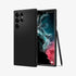 ACS03915 - Galaxy S22 Ultra 5G Case Liquid Air in black showing the back